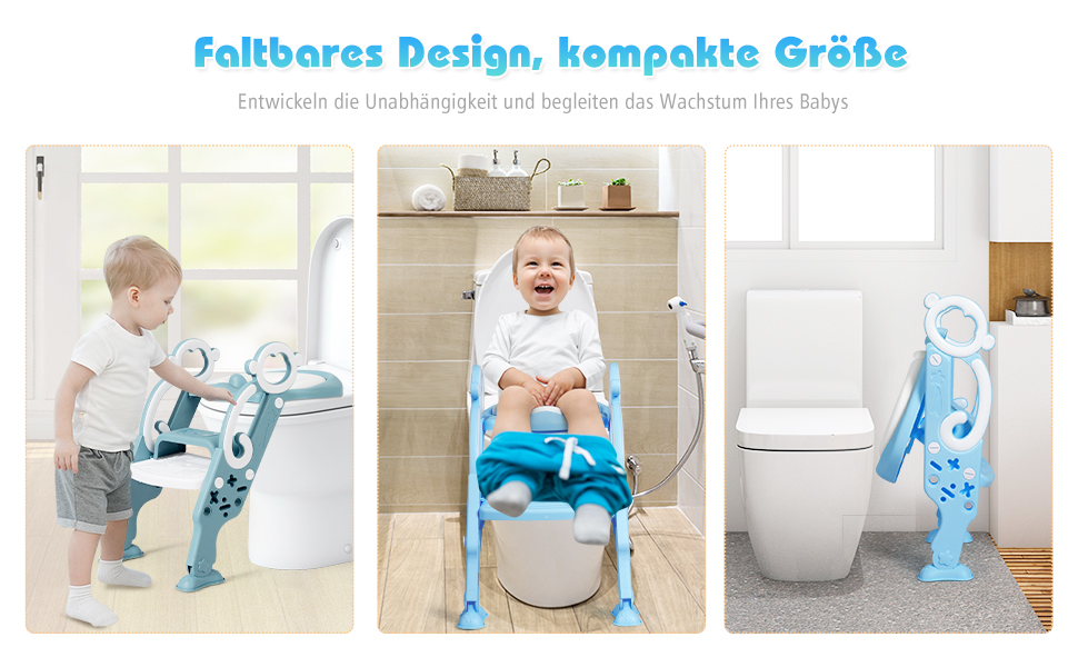 Kinder Toilettensitz Kindertoilette Toilettentrainer Töpfchentrainer  faltbar (274378425674) - купить на .de (Германия) с доставкой в Украину