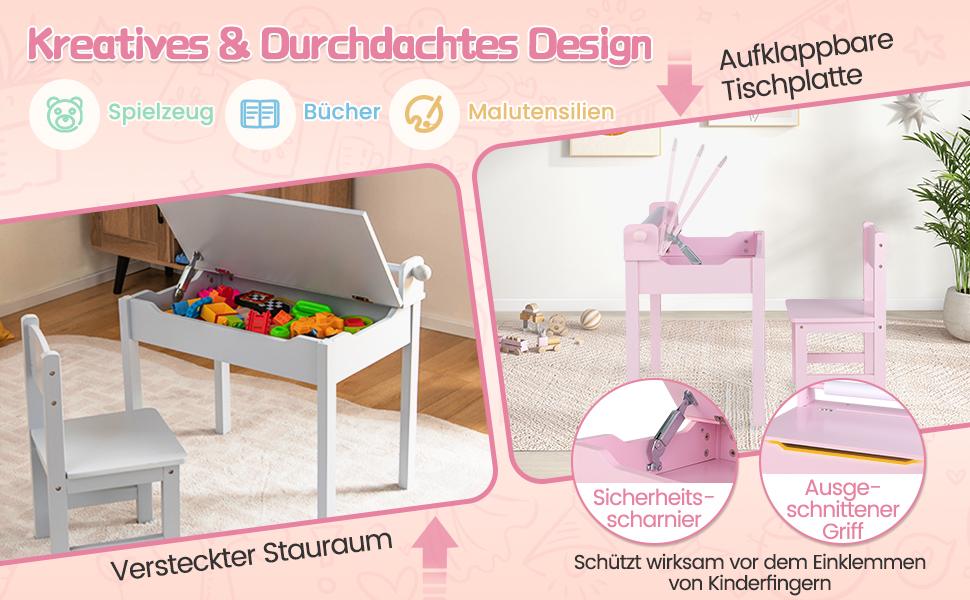 kinderschreibtisch-set