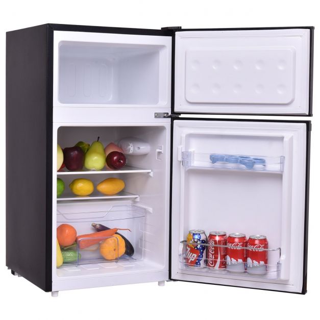 Kühl-Gefrierkombination 206 Liter silber, Kühlschrank, Gefrierfach