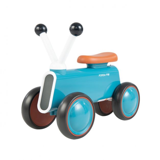 Baby-Laufrad für Kinder Sicheres Fahrspielzeug Lauflernhilfe 48 x 24,5 x 37  cm Blau - Costway