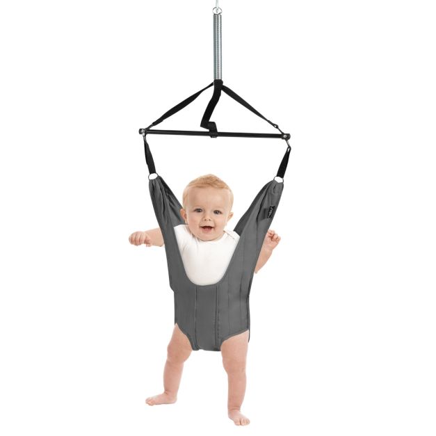 Grau Baby Baby-Hängeschaukelsitz Costway Verstellbarer Babyschaukel Jumper - Türhopser