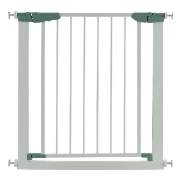 Türschutzgitter Baby 76-83 cm Sicherheitsgitter aus Metall Weiß